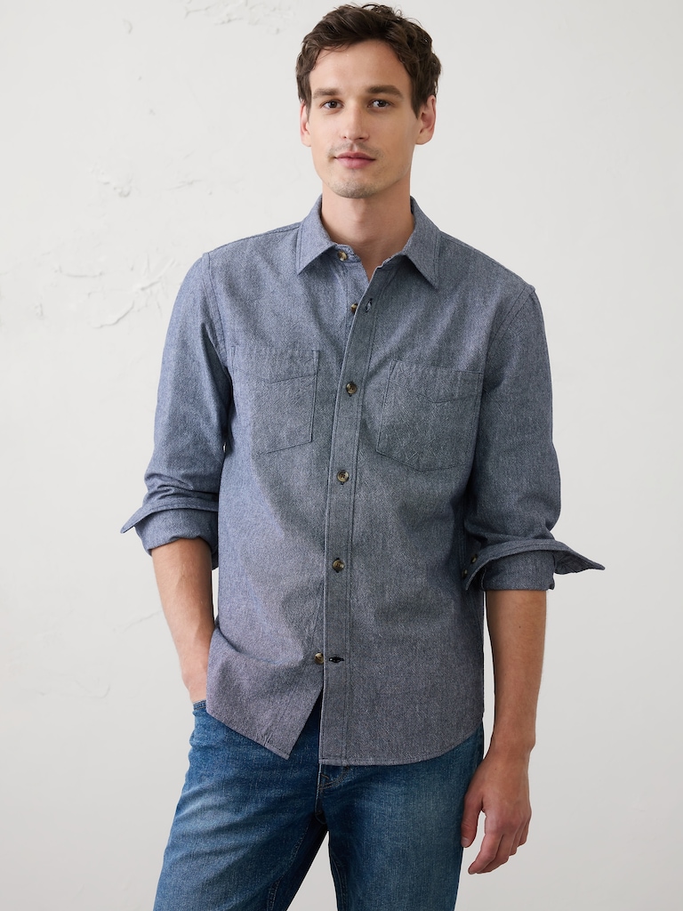 Standard-Fit Textured Shirt