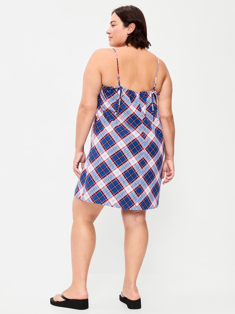 Strappy Mini Shift Dress