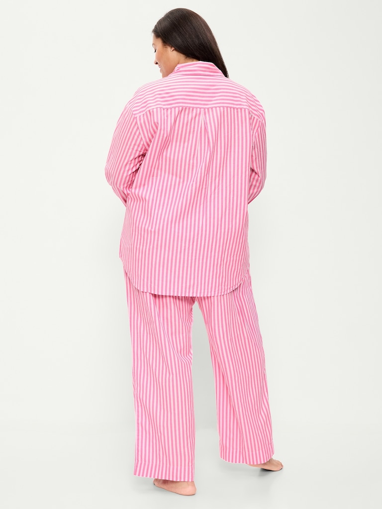 Poplin Pajama Pant Set