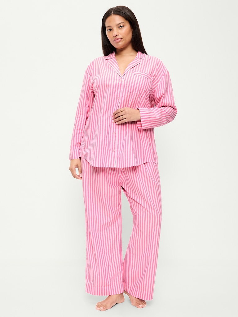 Poplin Pajama Pant Set