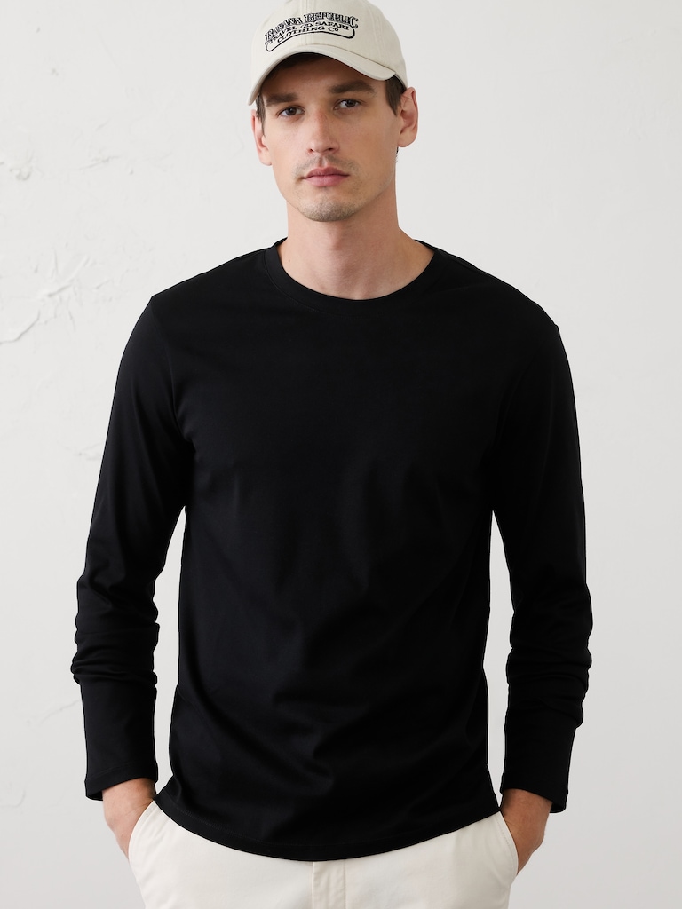 Slim-Fit Luxe Touch Long-Sleeve T-Shirt