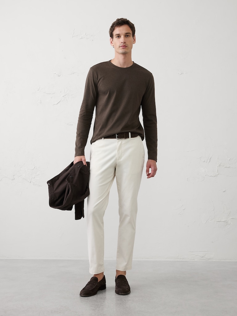 Slim-Fit Luxe Touch Long-Sleeve T-Shirt