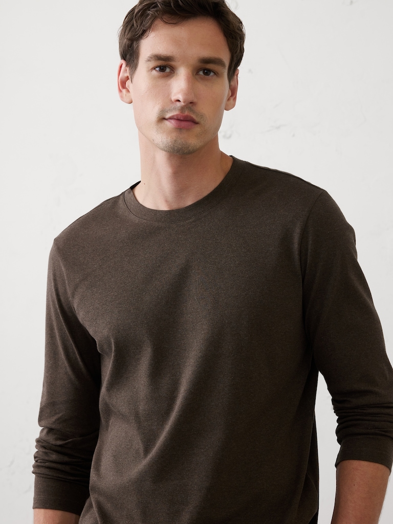 Slim-Fit Luxe Touch Long-Sleeve T-Shirt
