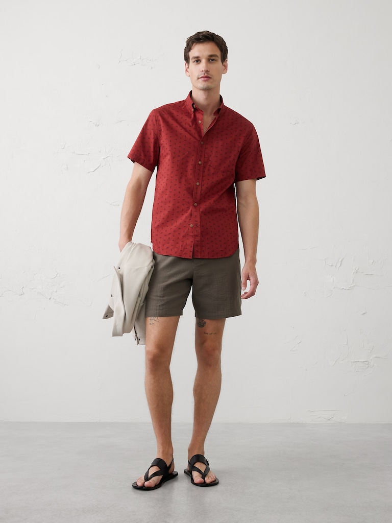 Slim-Fit Softwash Cotton Shirt