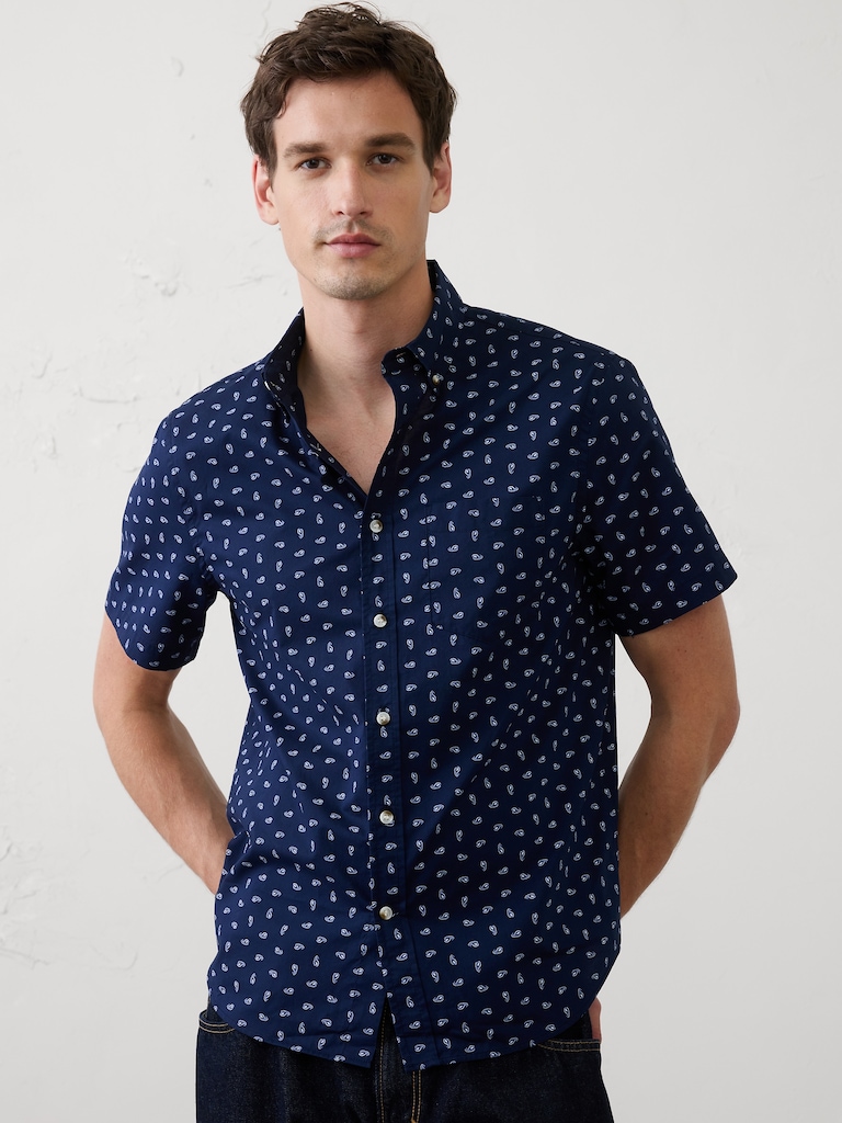 Slim-Fit Softwash Cotton Shirt