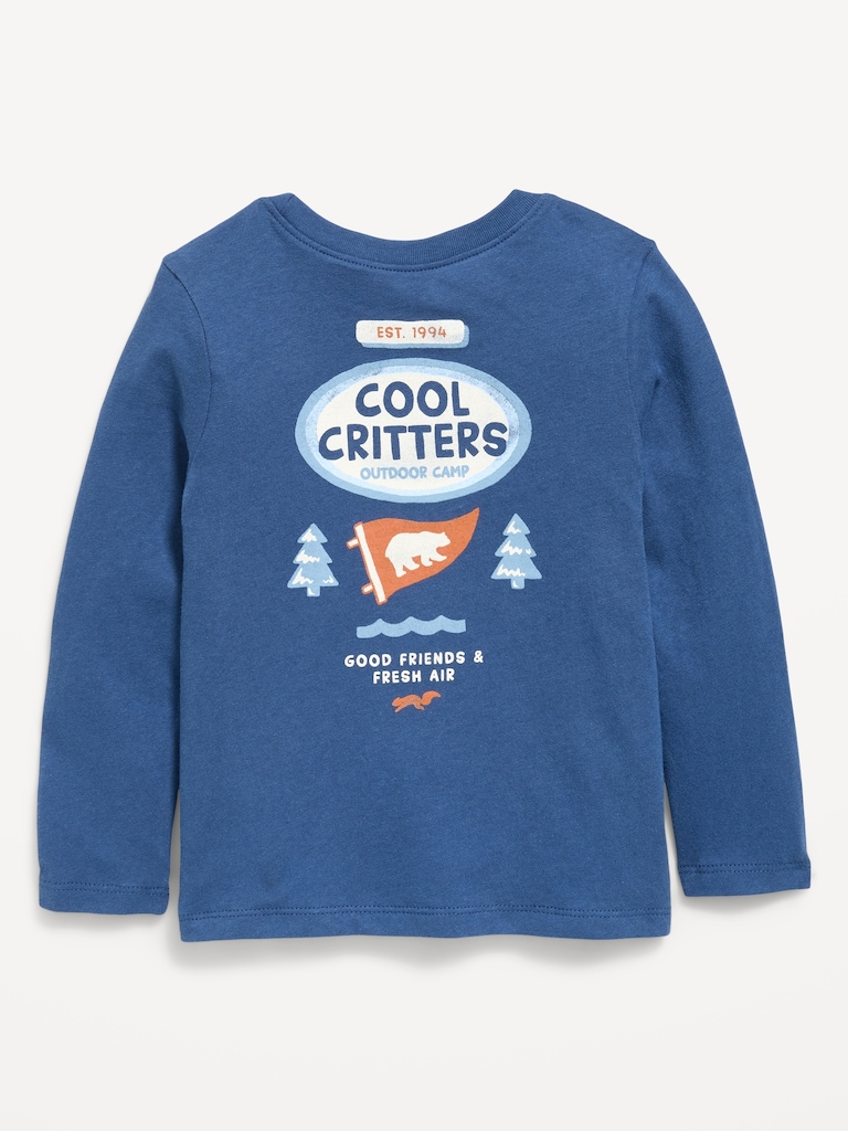 Long-Sleeve Graphic T-Shirt for Toddler Girls
