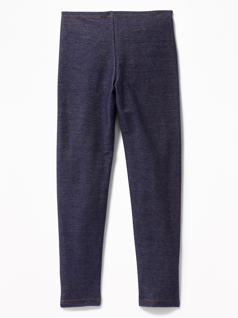 French-Terry Leggings for Girls