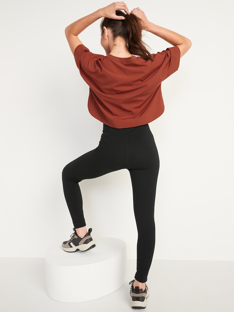 High-Waisted Fashion Layering Leggings 6-Pack