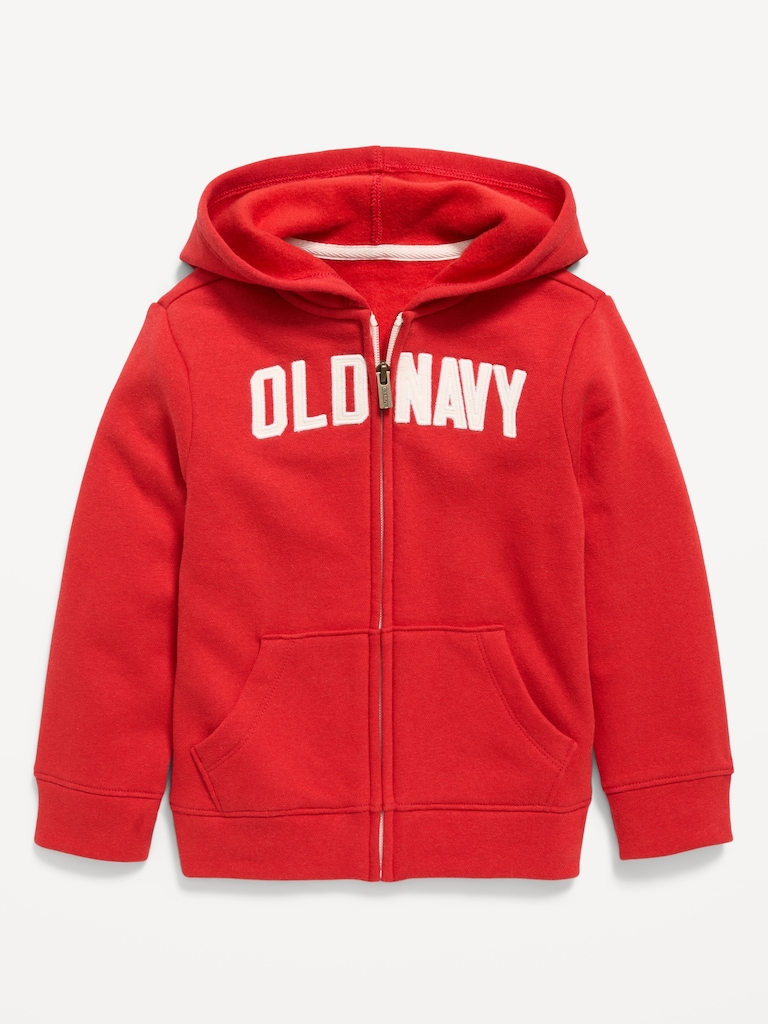 Logo Graphic Full-Zip Hoodie for Toddler Boys