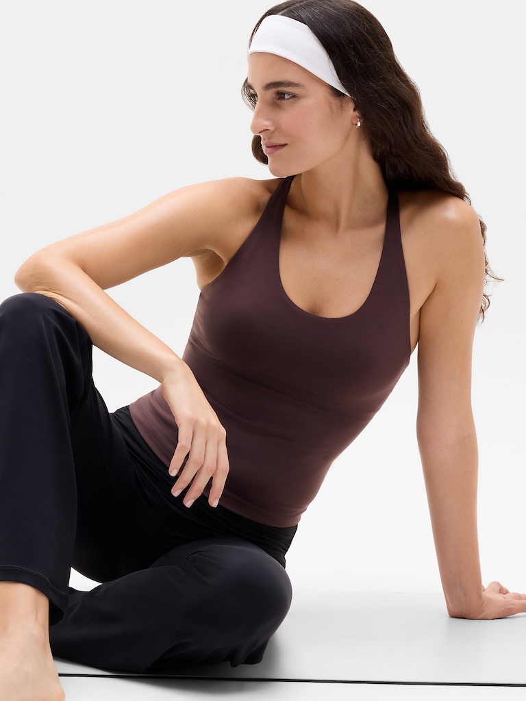 Transcend Crossback Built-In Bra Tank