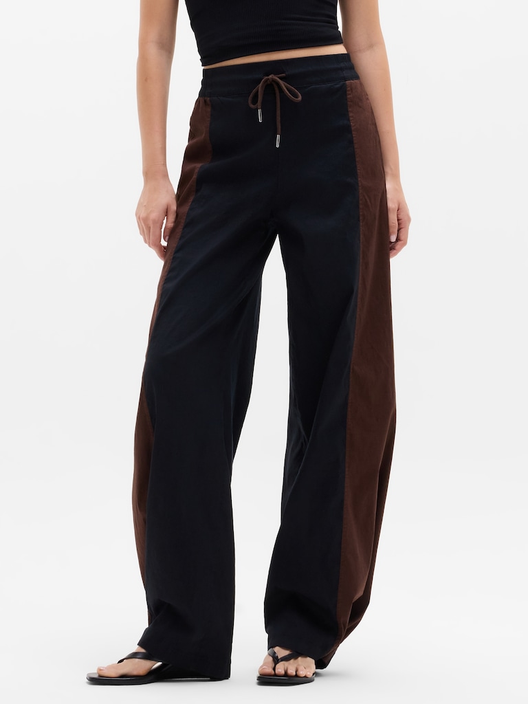 Superlinen Blend Wide Leg Pant