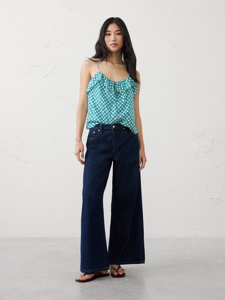 Strappy Ruffle Tank