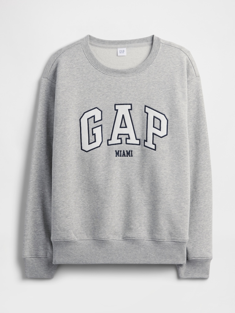 Relaxed Gap City Logo Sweatshirt