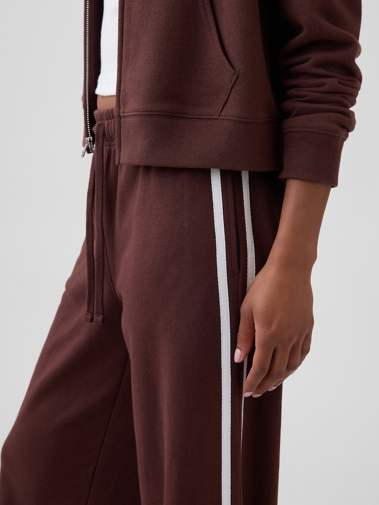 Relaxed French Terry Straight-Leg Sweatpants