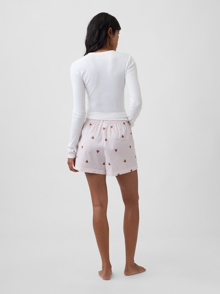 Poplin PJ Shorts