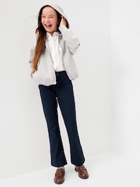 School Uniform Bootcut Pants for Girls