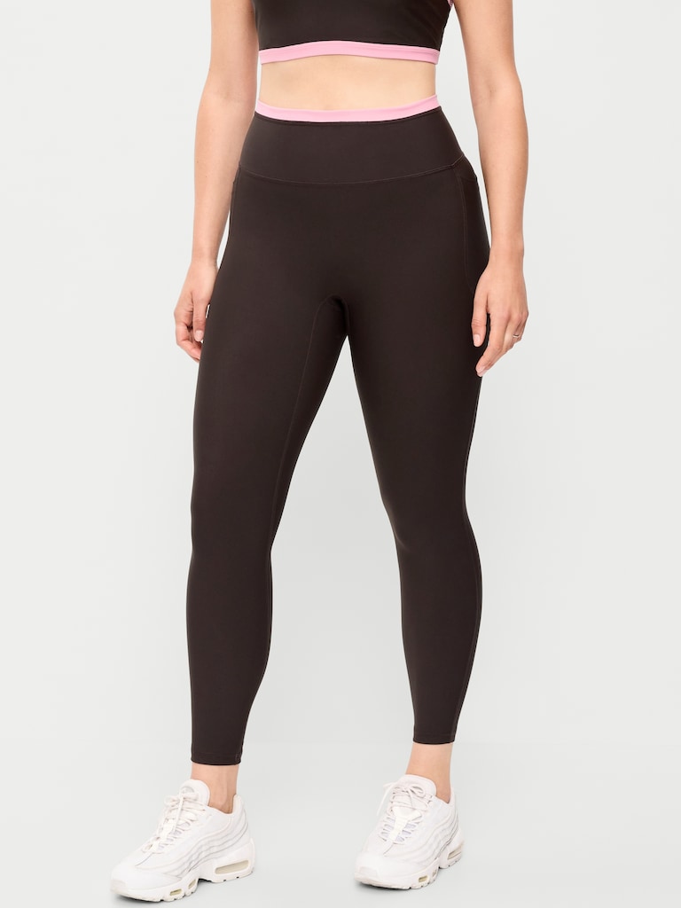 Extra-High Waisted PowerSoft Boundless 7/8 Pocket Leggings – No Front Seam