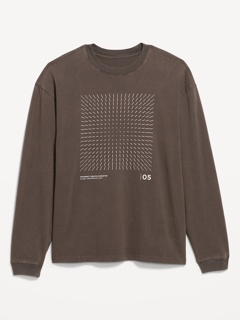 Lived-In Pro Long-Sleeve Graphic T-Shirt