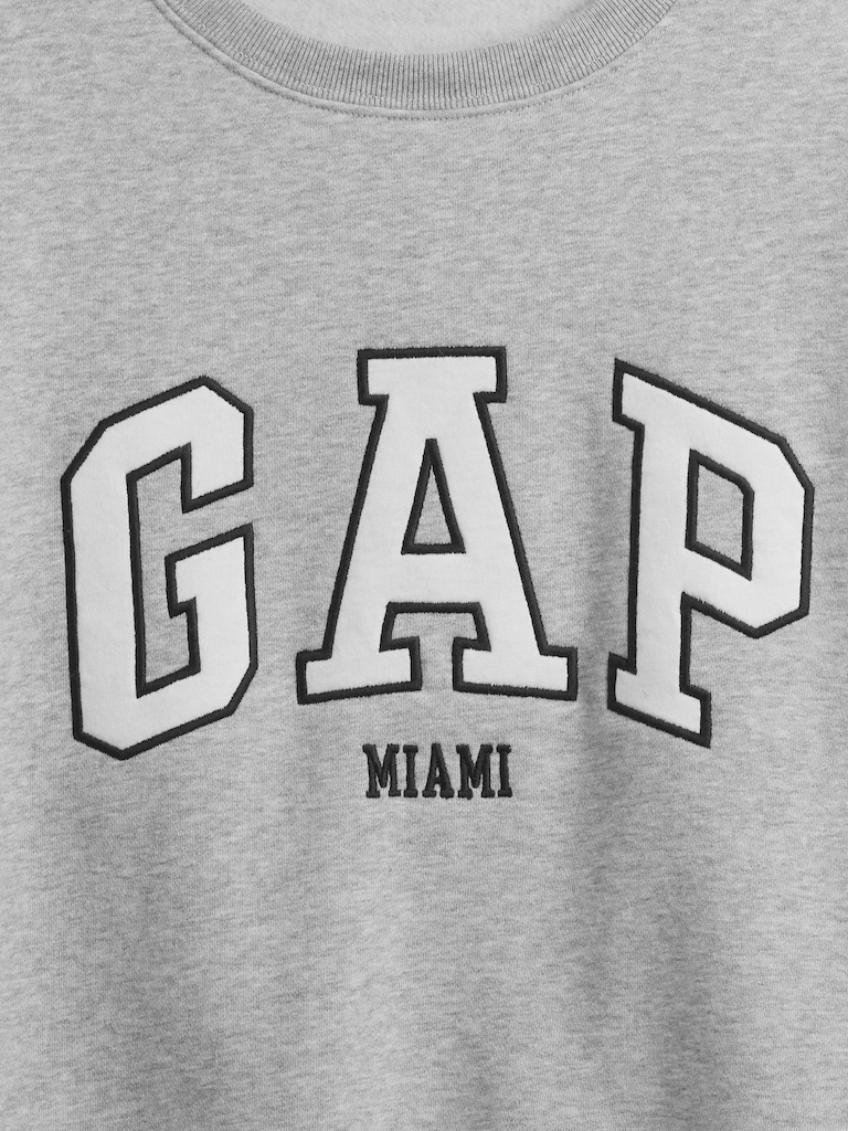 Relaxed Gap City Logo Sweatshirt