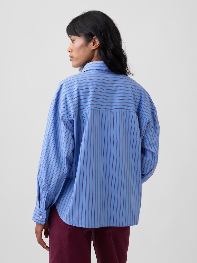Oversized Shirt in Poplin