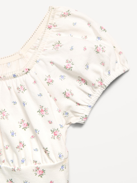 Printed Fit and Flare Dress for Girls