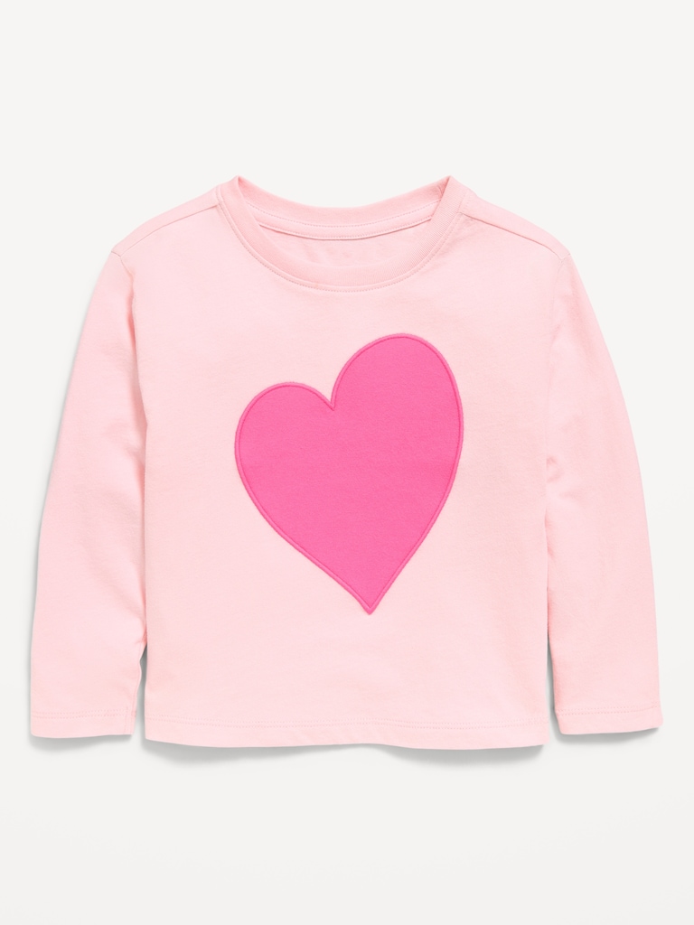 Long-Sleeve Graphic T-Shirt for Toddler Girls