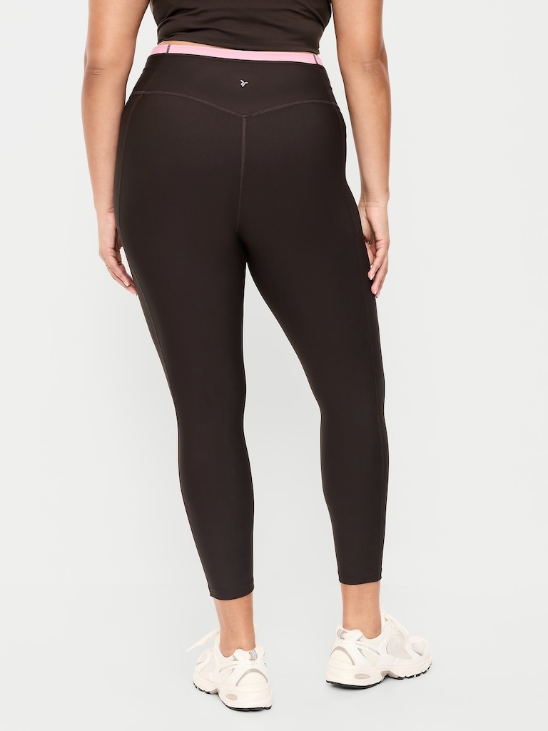 Extra-High Waisted PowerSoft Boundless 7/8 Pocket Leggings – No Front Seam
