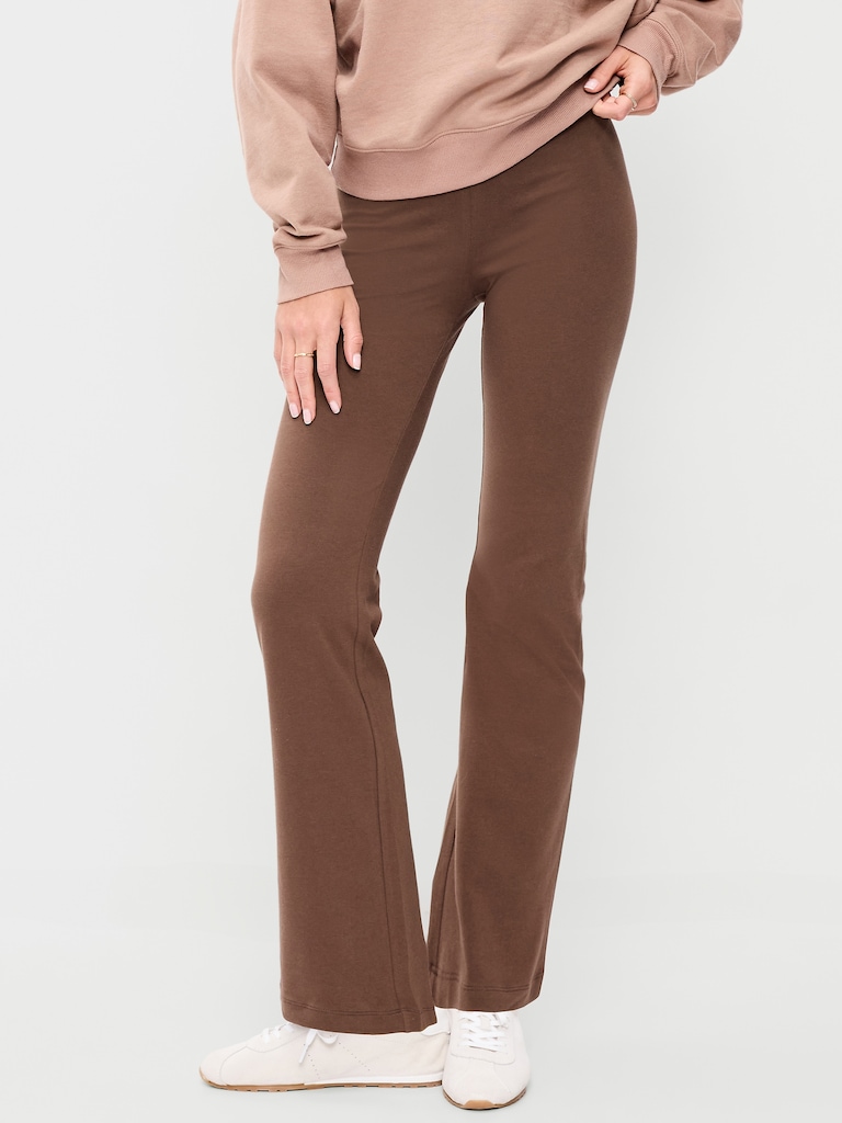 High-Waisted Fashion Flare Leggings