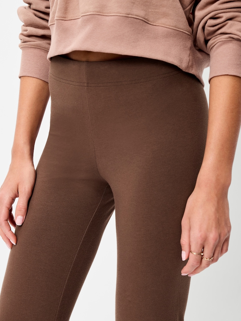 High-Waisted Fashion Flare Leggings