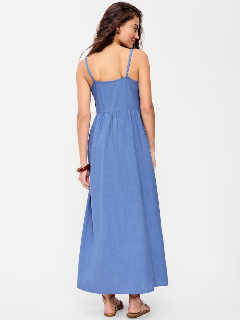 Sleeveless Boho Maxi Dress