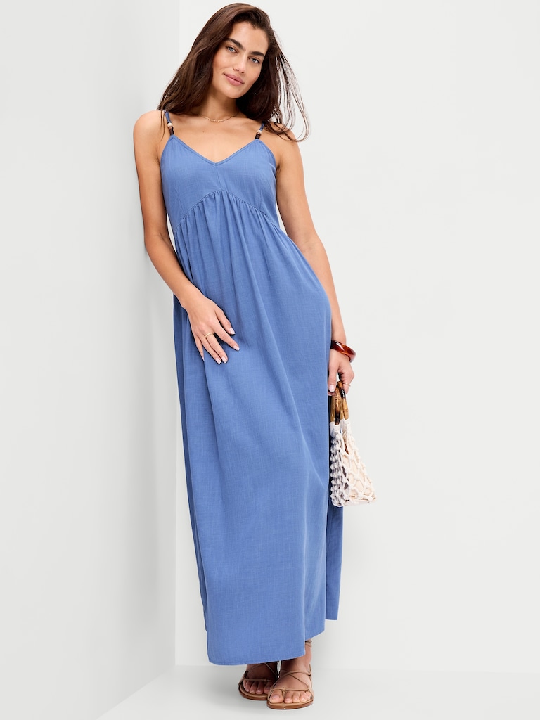 Sleeveless Boho Maxi Dress