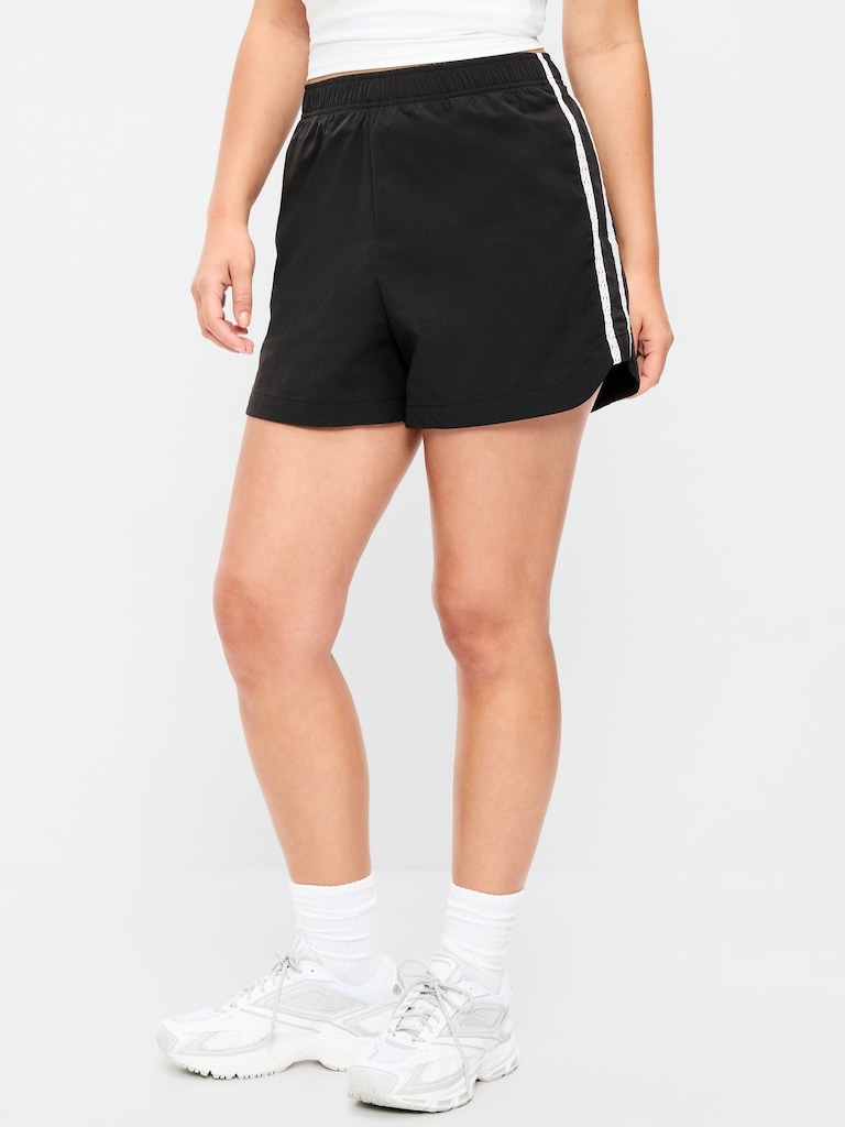 High-Waisted TrekTech Run Shorts