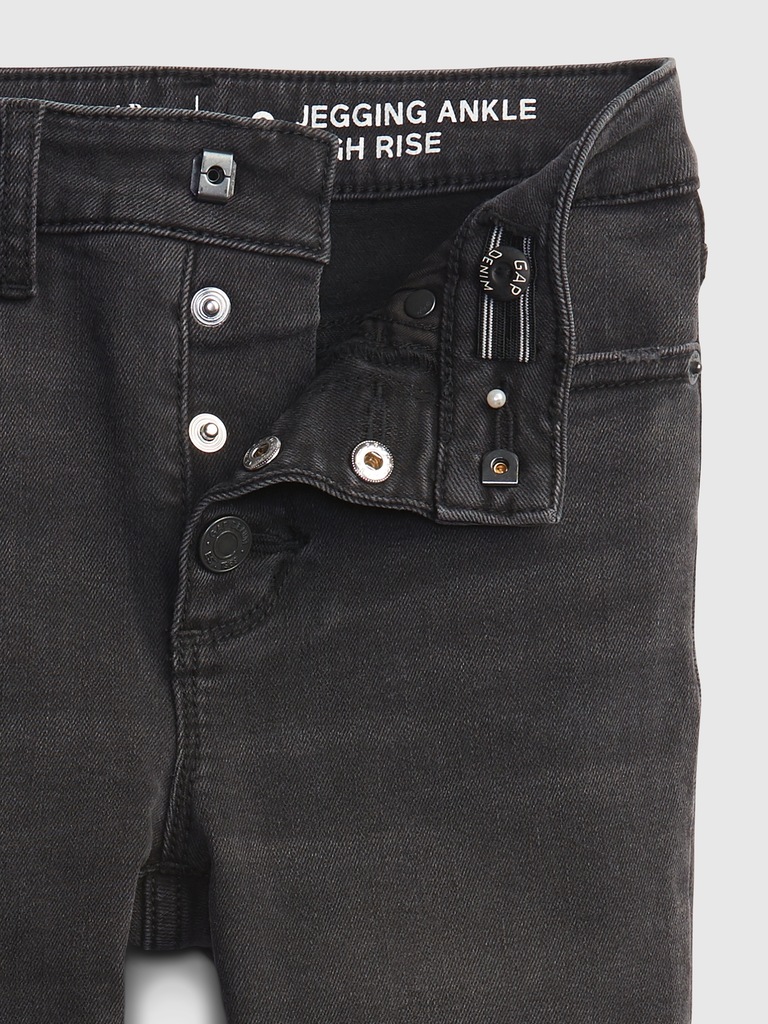 Kids High-Rise Distressed Ankle Jeggings