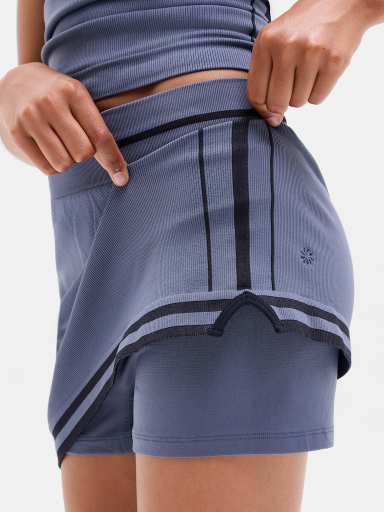 Athleta Girl Rise Above Rib Skort