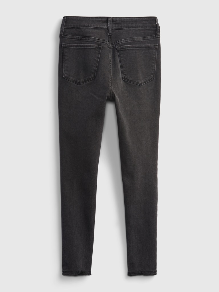 Kids High-Rise Distressed Ankle Jeggings