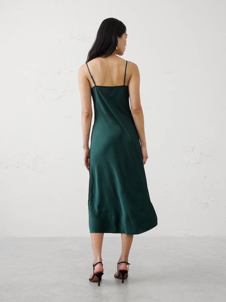 Satin Midi Dress