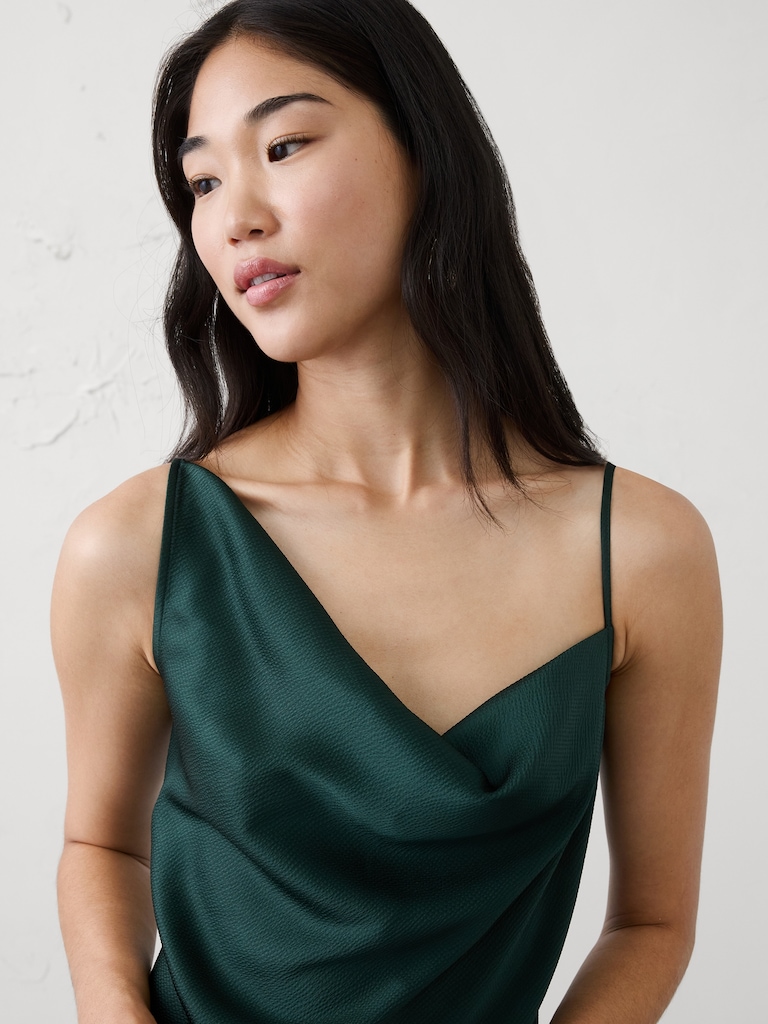 Satin Midi Dress