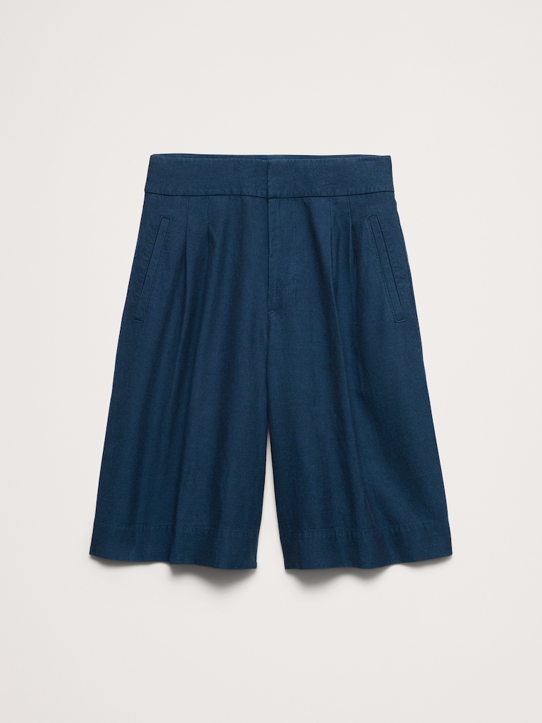TENCEL™-Cotton-Linen Bermuda Short