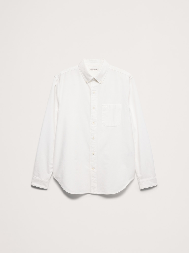 Standard-Fit Cotton Oxford Shirt