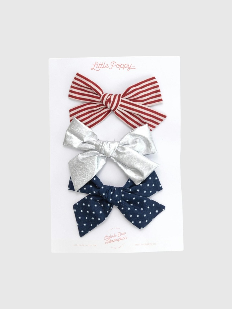 The Lauren Bow Clip Set