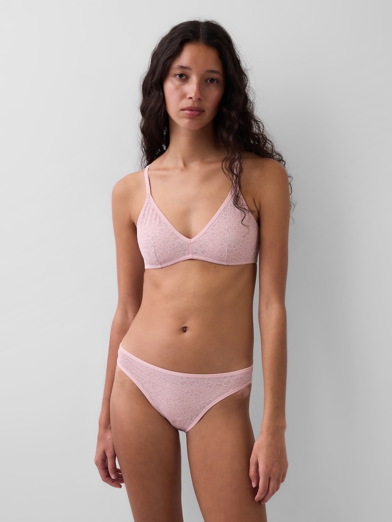 Lace Plunge Bralette