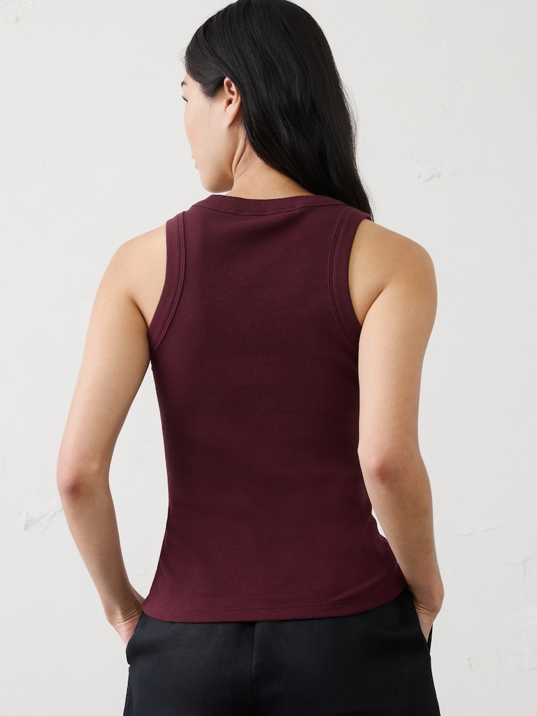 Ribbed Racer Tank