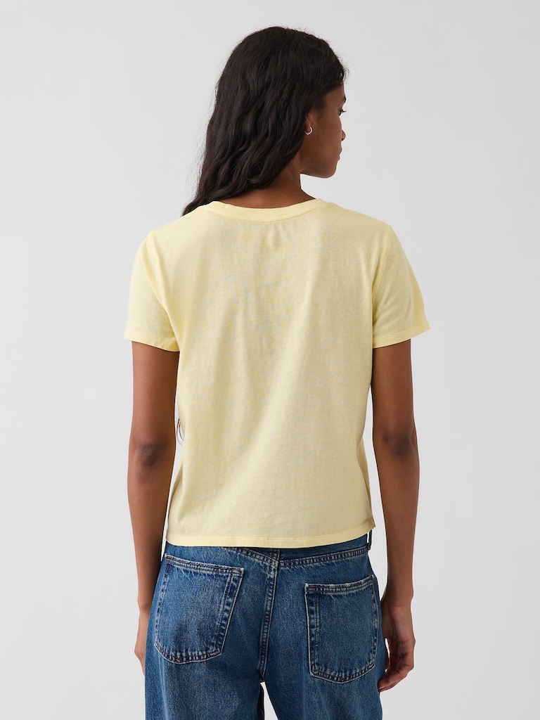 100% Cotton Authentic Shrunken Graphic T-Shirt