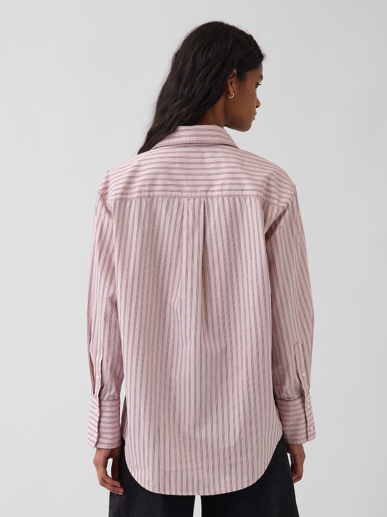 Organic Cotton Poplin Big Shirt