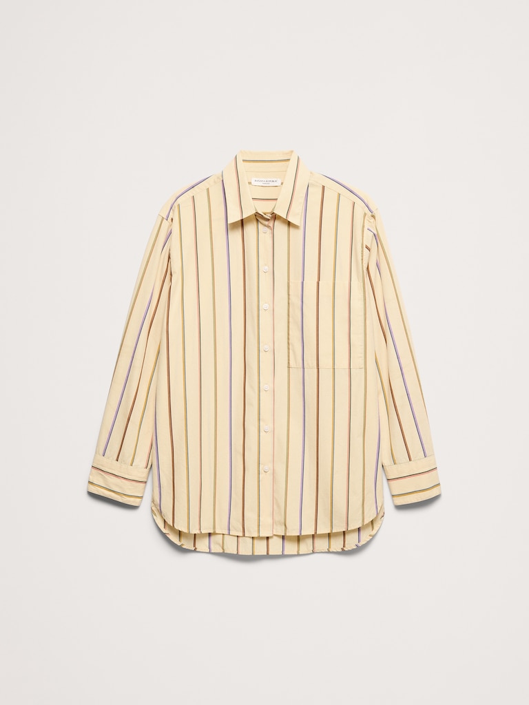 The Oversized Shirt in Cotton Poplin