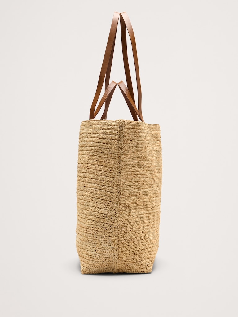Raffia Straw Tote