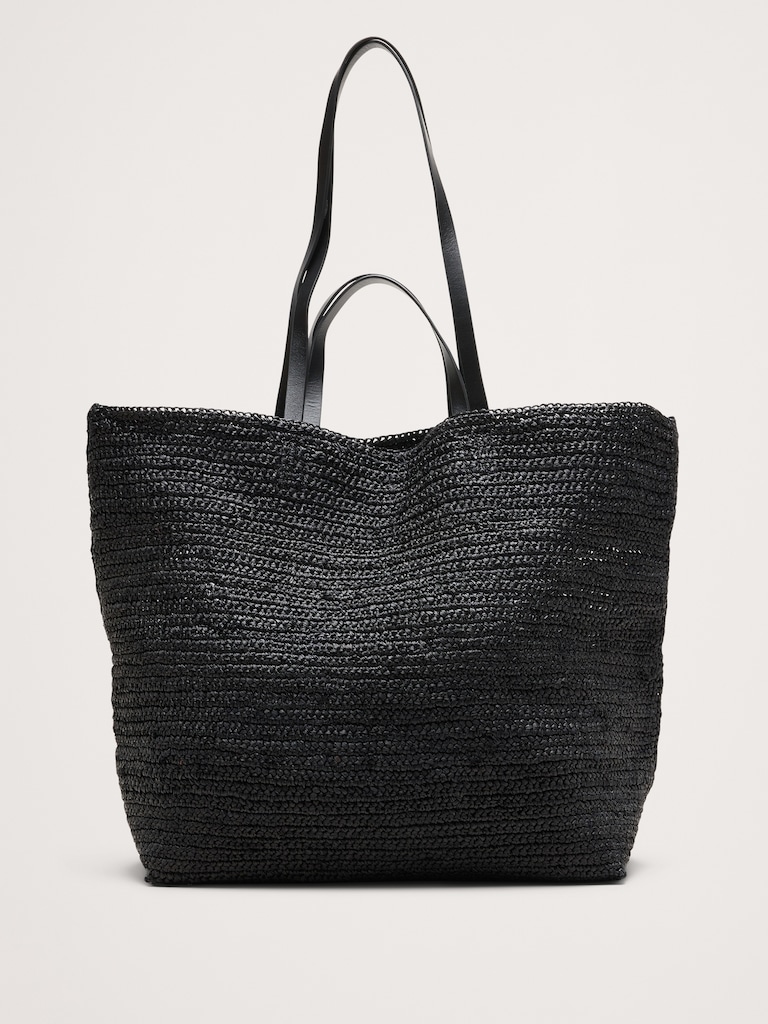 Raffia Straw Tote