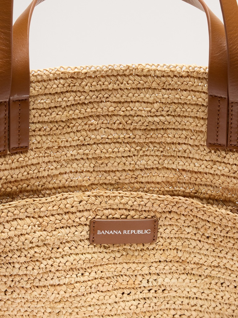 Raffia Straw Tote