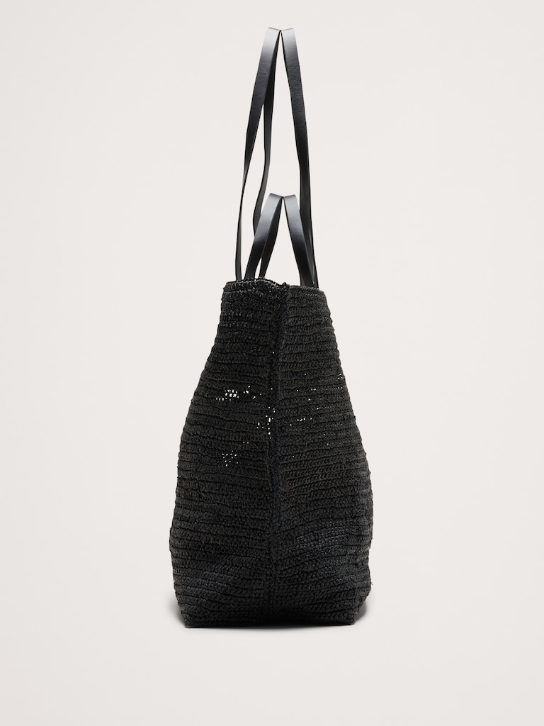 Raffia Straw Tote