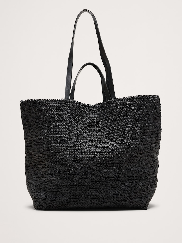 Raffia Straw Tote